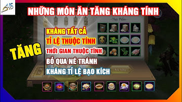 VLTK Mobile - Những món ăn tăng kháng tính | Nấu Ăn | Game Mobile