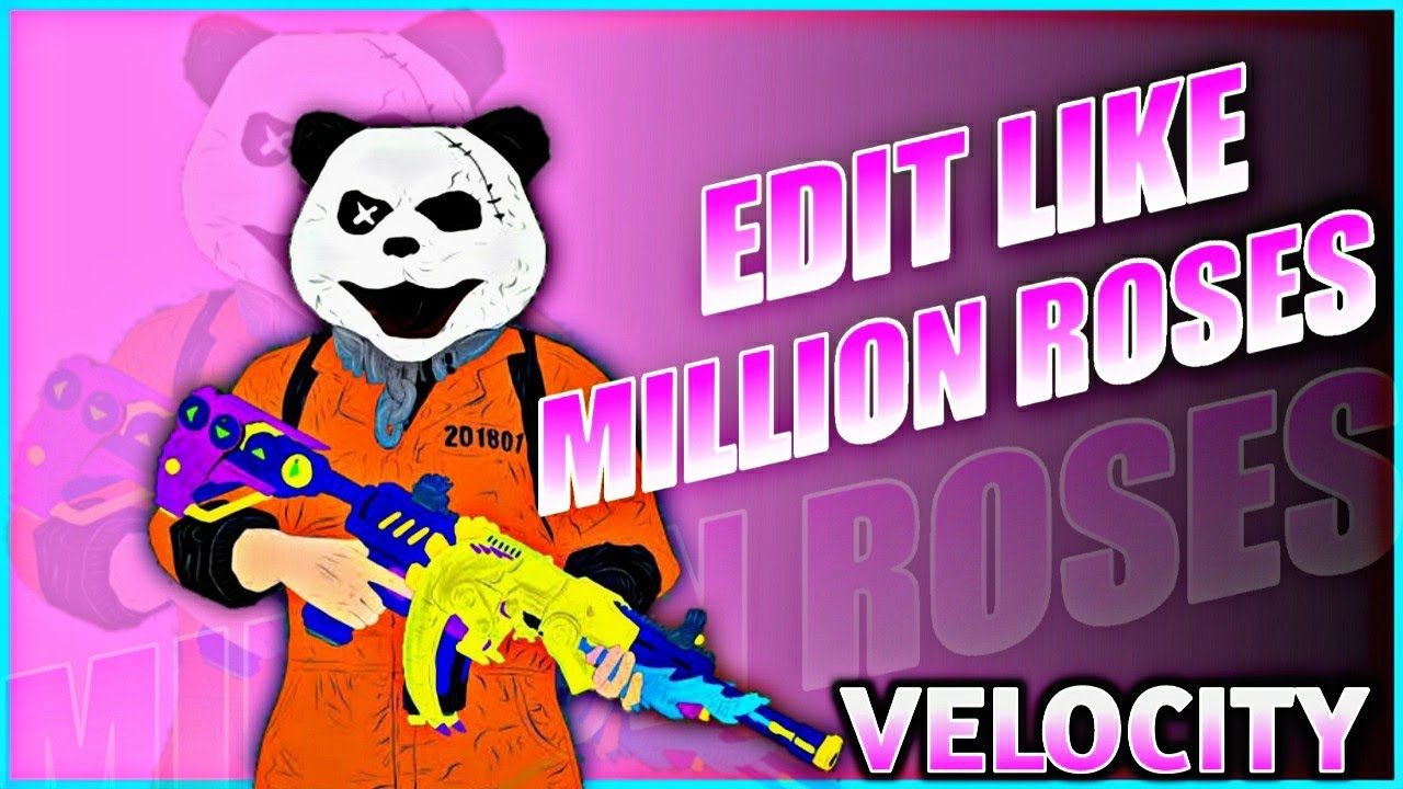 EDIT LIKE MILLION ROSES || HOW TO EDIT LIKE MILLION ROSES || PUBG VELOCITY MONTAGE
