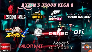 AMD Ryzen 5 3500U VEGA 8 in 2021 in 10 Games.