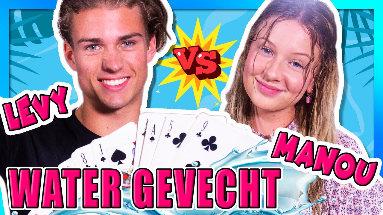 LEVY JANSEN VS MANOU | WATER GEVECHT