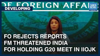 Pakistan Foreign Office Denounces 'Insinuation' Of Threat In Bilawal's G20 Comment | Developing