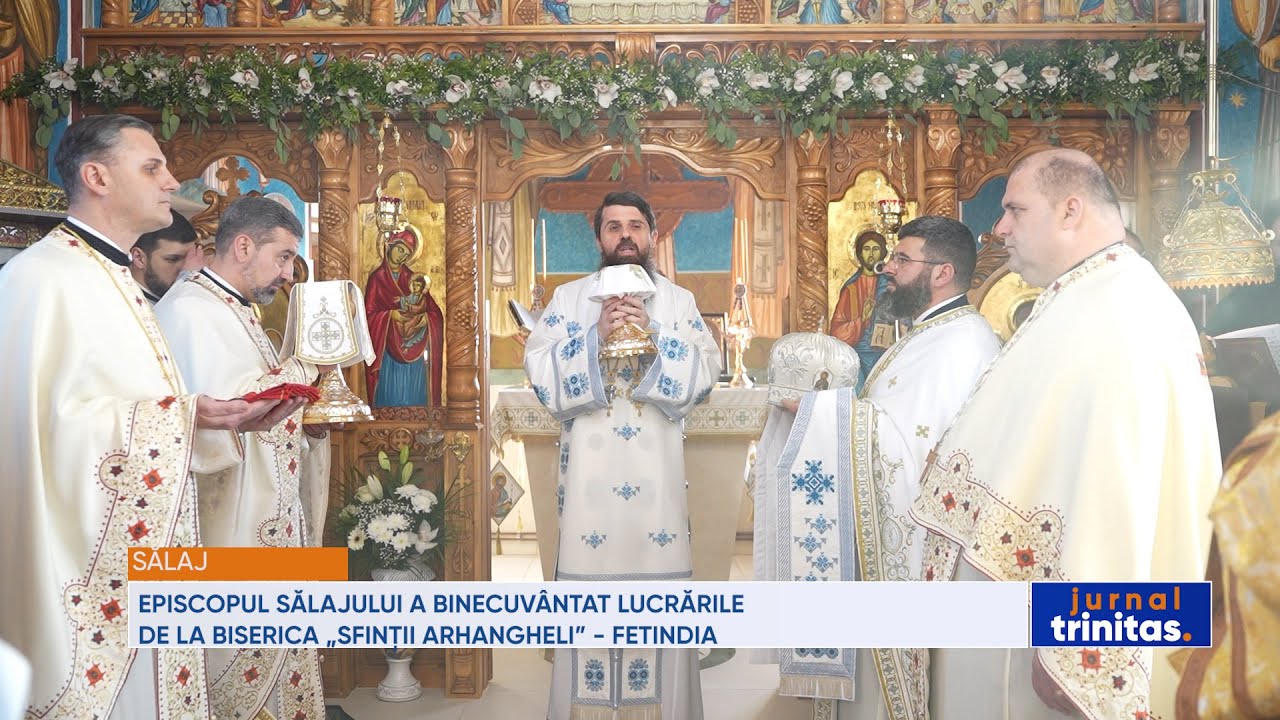 Episcopul Sălajului a binecuvântat lucrările de la Biserica Parohiei Fetindia
