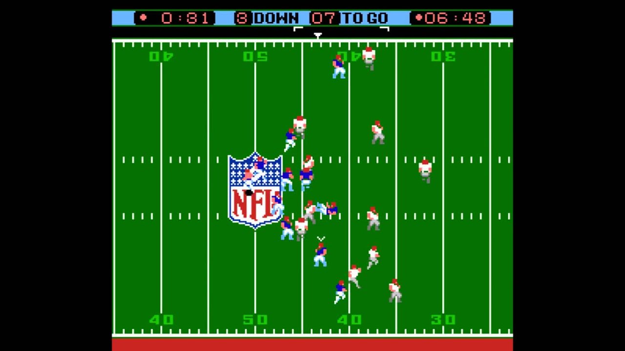 NFL Football (NES) Playthrough - YouTube