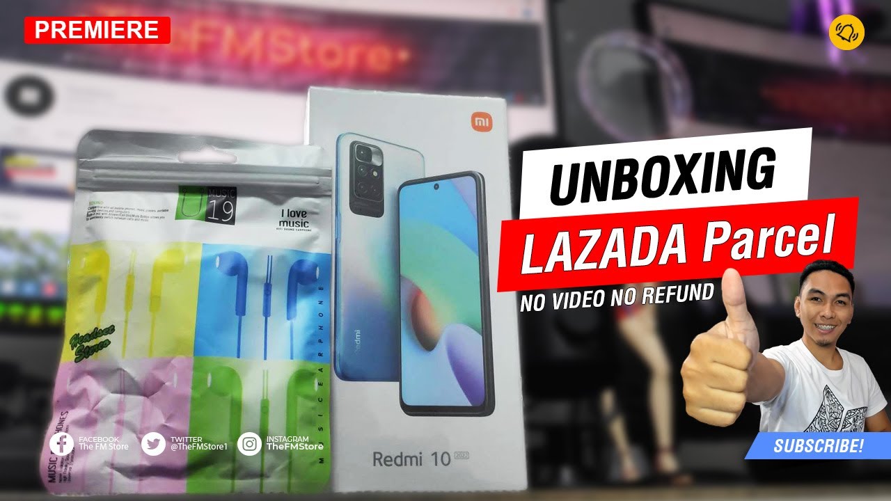 UNBOXING LAZADA PARCEL | XIAOMI REDMI 10 2022