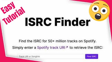 How to Find a Song ISRC | Get The ISRC Code For Any Song On Spotify | Video Tutorial