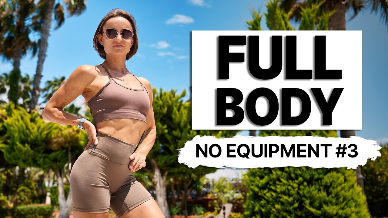 20 Min No Equipment Workout | Full Body Fat Burn #3 (45/15) - YouTube