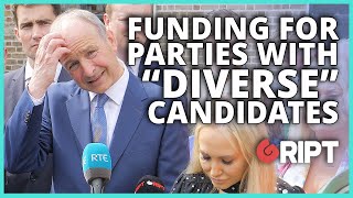 Martin asked about government funding for 'diverse' candidates