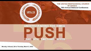 UPCJ 76th Annual National Conference:Wednesday Morning - Rev. Dale Fisher, Executive Presbyter-Reg 7