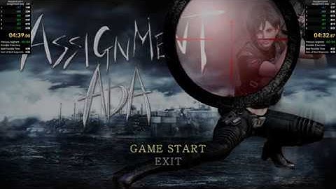 Resident Evil 4 Assignment Ada 60 FPS Speedrun - 04:32 LRT / 04:39 RTA