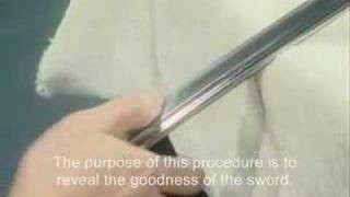 Japanese Sword-Polishing (English Subtitled)