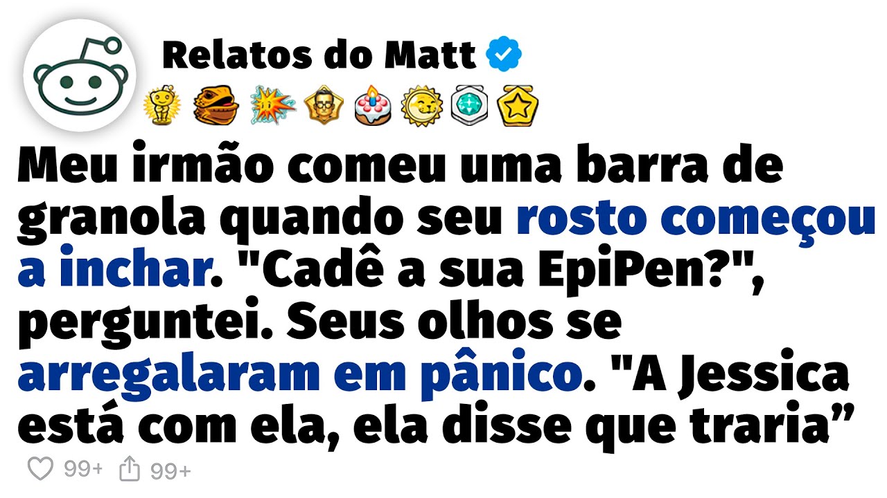 Meu irmão teve uma reação alérgica e minha irmã preferiu seu encontro do que salvar ele