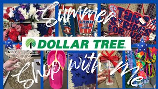 DOLLAR TREE NEW SHOP WITH ME SUMMER DECOR DIYS 4TH OF JULY PARTY COOKOUTS HOME