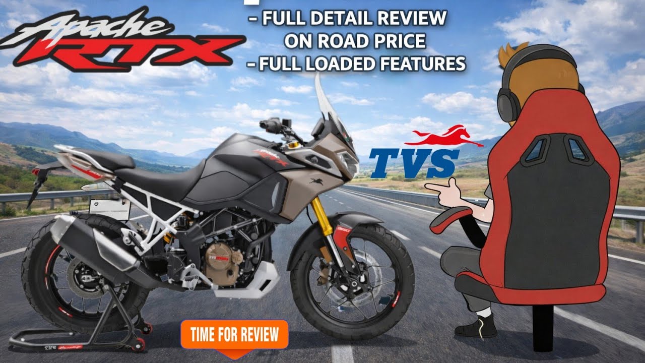 New TVS Apache RTX 300 Full Details Review Price | Feature | 