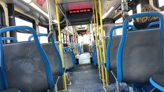 CTA On Board Riding 2008 New Flyer DE60LF Bus 4052 on Route 21 Cermak eastbound