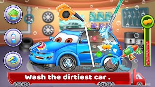 Car Service Station Car Wash Tuning & Repair For Toddlers Kids Games #kidsgames #kidscartoon  screenshot 1