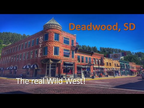 Deadwood, SD  |  A 4K City Walking Tour