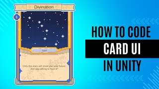 How to code Card UI in Unity