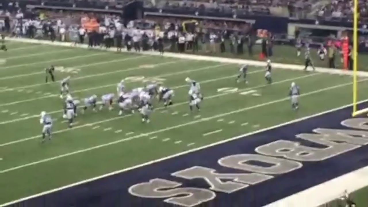 On The Jumbotron! Dallas Cowboys Game Dec 2015 YouTube