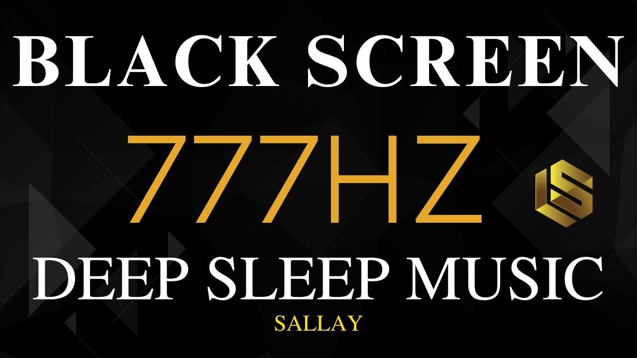 ANGEL FREQUENCY 777Hz | Attract Positivity & Luck  | Healing Energy For Sleep – Black Screen