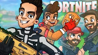 Fortnite! At The Battle Royale w/ Brendon Urie, J Cyrus, & Chris Melberger!