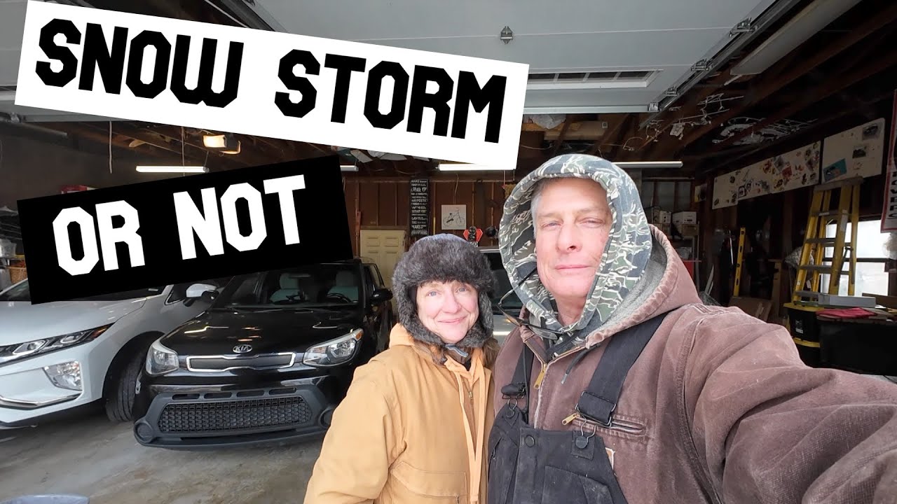 IS THERE OR IS THERE NOT 12" OF SNOW COMING TONIGHT!!! READY EDDIE GETTING READY.