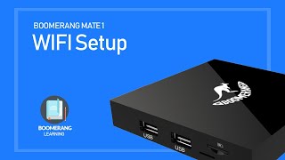 Setup WiFi - Boomerang Mate 1