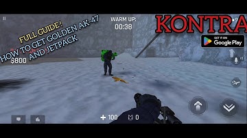 Kontra Multiplayer Fps - How to get GOLDEN AK 47 and jetpack | zombie mode | Kontra