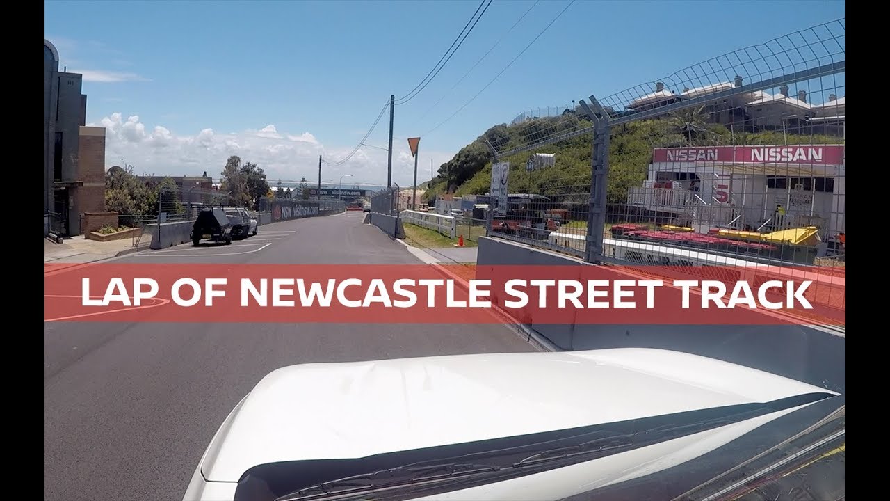 Newcastle street circuit taking shape