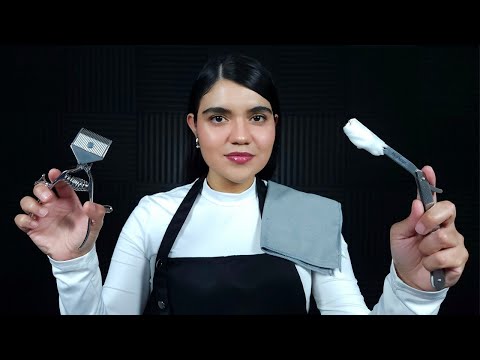 ASMR Corte de Cabello + Afeitado ✂️ | Roleplay de Barbería Tradicional 💈