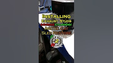 Installing Studs in 2 stroke Cylinder