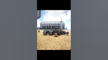 Who Will Win? 100 Yeti vs 100 Gigantopithcus Dinosaurs | #shorts #ark #dinobattles