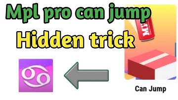 MPL PRO CAN JUMP HIDDEN TRICK ||BIP tricks
