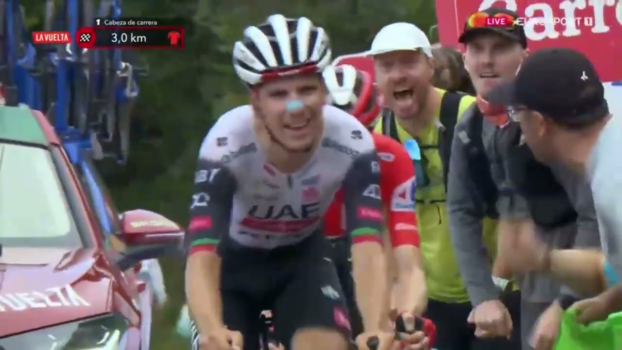 ALMEIDA vs VINGEGAARD  - Volta a Espanha - ANGLIRU  Eurosport pt