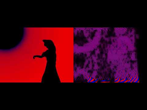 Bad Apple but its a hypnotic spectrogram (read desc)