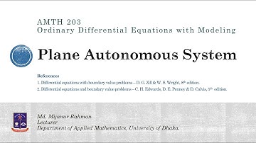 Plane Autonomous System | Part-2 | Stability analysis of linear plane autonomous system