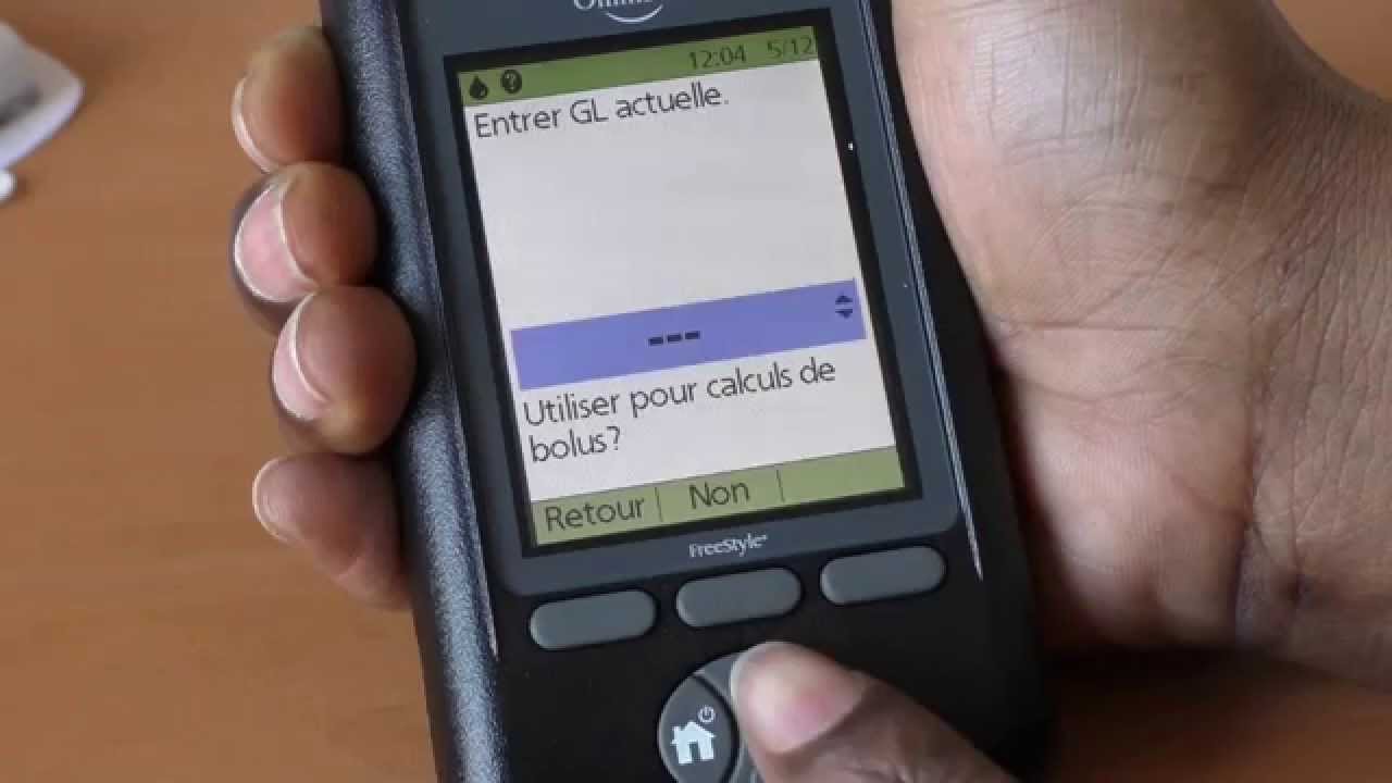 Omnipod pompe - Donner un bolus selon les glucides