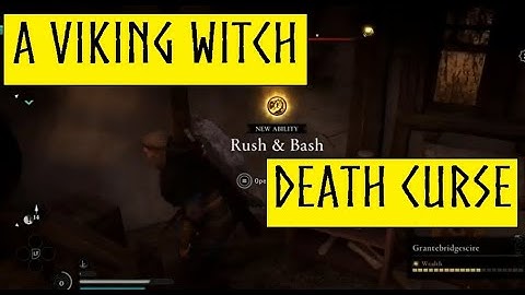 Rush and Bash ability and Huntsman Armor location+A story about a viking witch and curse.