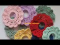 Eye catching crochet scrunchie - easy tutorial || crochet hairtie/scrunchie