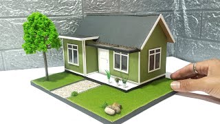 CARA MEMBUAT RUMAH DARI KARDUS & KERTAS. #018 DESAIN RUMAH SEDERHANA. @sudarlan02  #Miniaturrumah