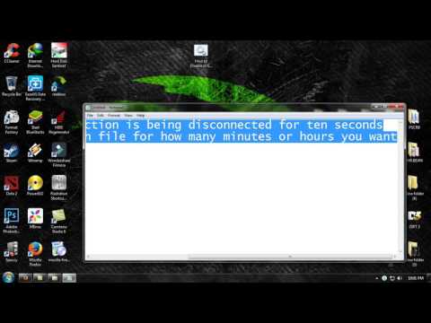 How To Disable Internet Connection Using Batch File