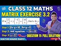Class 12th maths matrix exercise 3.2 question number 11 Solution.#12thmaths #matrix #toppersmaths