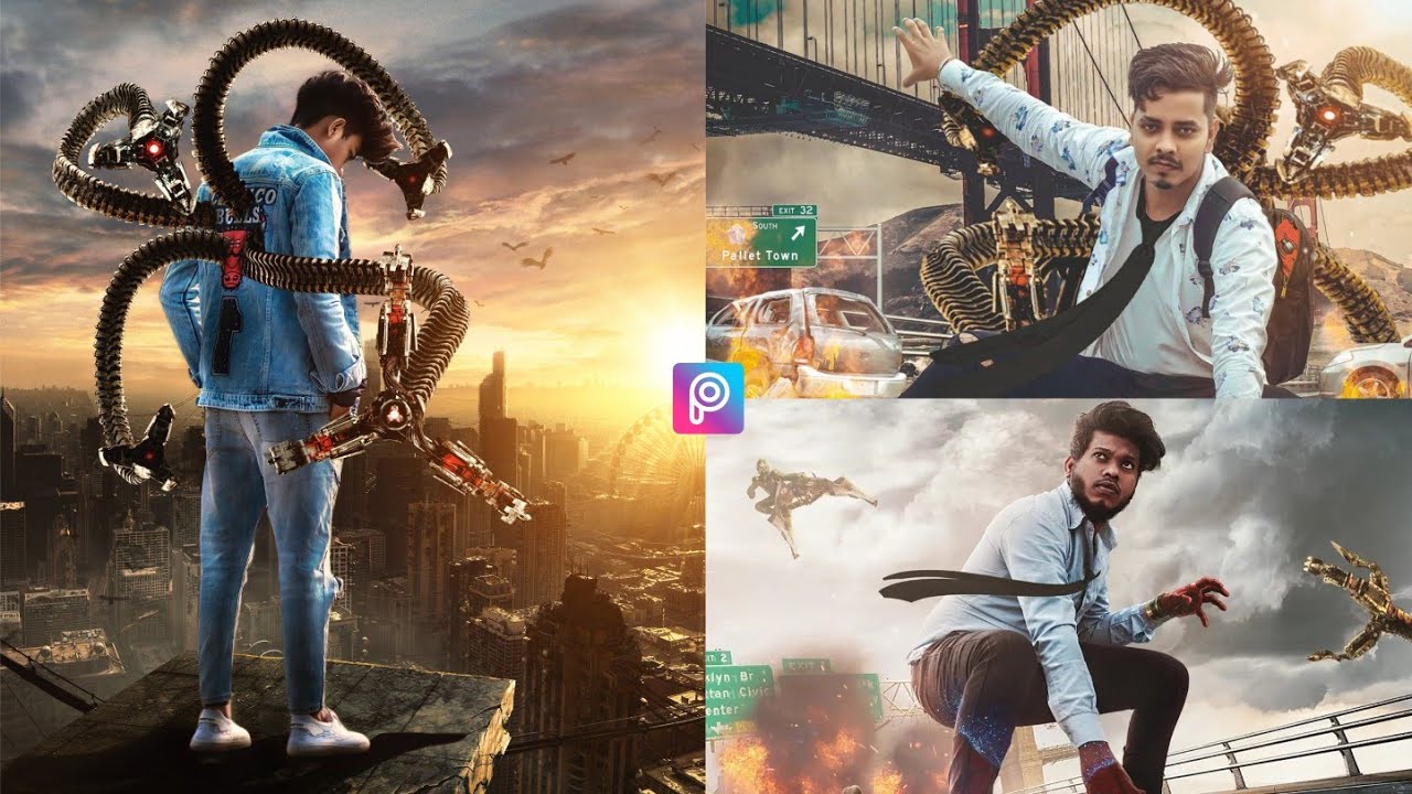 PicsArt Doc Ock Photo Editing Tutorial in Picsart Step by Step in - VID EDITZZZZ