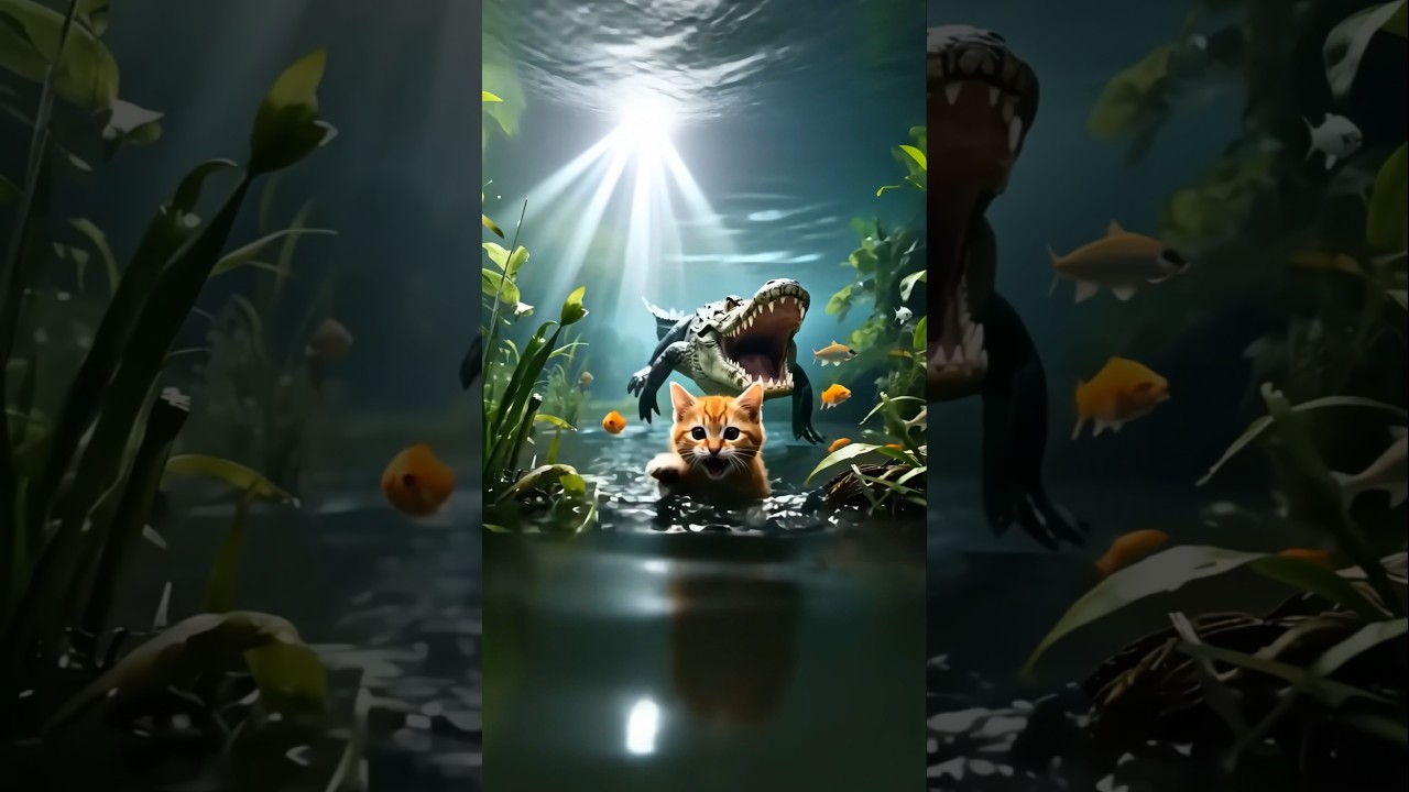 Лесное приключение кошки 