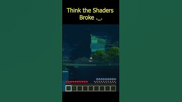 Rip Shaders  #minecraft #shorts #memes