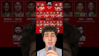 A HUGE Upset EVERYONE is missing😳DO NOT Count out Kevin Borjas 🤦♂️🤷♂️ #ufcpredictions