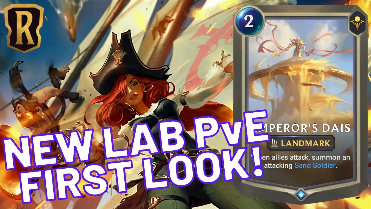SALTWATER SCOURGE FIRST LOOK! Miss Fortune New Lab of Legends Run! | Legends of Runeterra New PvE