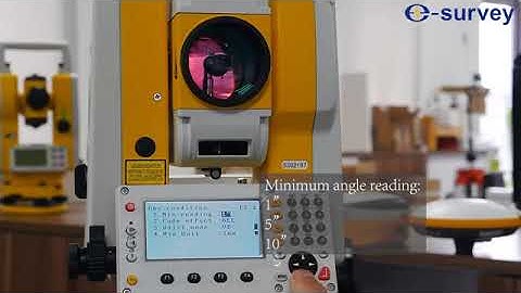 E3 Total Station Basic Operation | esurvey Pakistan Official