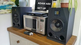 ADAM A8X set up in the kitchen?? - YouTube