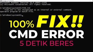 FIX! Mengatasi CMD Error dalam 5 Detik