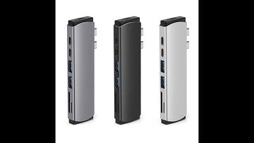 7-in-1 USB-C Dual Monitor Docking Station for Mac/DELL/HP/Lenovo Laptops